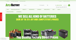 Desktop Screenshot of apexbattery.com